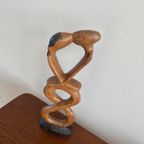 Houten Beeld - Twee Innige Mensen thumbnail 11