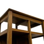 Art Deco Wandkast Vakkenkast Jaren 30 Eiken Open Kast thumbnail 21