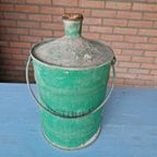 Antieke Metalen Petroleum Kan Goed Bus thumbnail 10