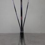 Staande Verchroomde Lamp In Art Deco Stijl, Jules Dewaele Bruxelles, Jaren 50 thumbnail 16