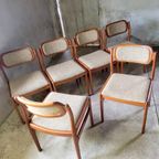 Set Van 6 Eetkamerstoelen Van Johannes Andersen Voor Uldum thumbnail 14