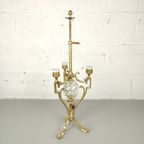 Verguld Bronzen Tafellamp Met Glazen Ei thumbnail 11