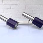 Vintage Purple Double Wall Sconce, Muurlamp, Mid Century Dubbele Spot Licht thumbnail 10