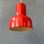 Retro Rode Metalen Space Age Hanglamp thumbnail 10