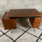 Desk With Hairpin Legs By Tijsseling For Tijsseling Nijkkerk, 1950' thumbnail 15