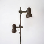 Retro Bruine Vloerlamp 2 Spot thumbnail 2