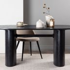 Bygstad Eetkamertafel - 180 X 90 Cm - Zwart thumbnail 3
