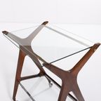 Italian Mid-Century Modern Sculptural Side Table/Serving Cart, 1960’S thumbnail 7