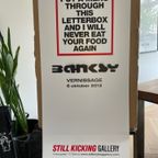 Exhibition Poster Banksy, Vernissage 2012, Put A Menu, Still Kicking Gallery, Malmo thumbnail 4