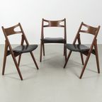 Set Van 3 ‘Ch29P Sawbuck’ Eetkamerstoelen 68381 thumbnail 3