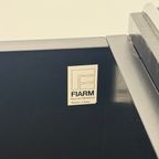 Zwart Houten Vintage Salontafel Van Fiarm Met Chromen Details thumbnail 15