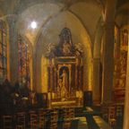 Raoul Pharasyn (1908-1991) Kerkinterieur. thumbnail 4