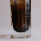 Cola Colored Vintage Glass Vase By Schott Zwiesel, Germany 1970S thumbnail 3