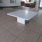 Italian White / Grey Marble Coffee Table 1970 thumbnail 3