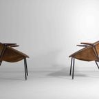 Deense Vintage Mid-century Relax 'balloon' Lounge Fauteuils Van Hans Olsen Voor <<<brand>>>, 1950 thumbnail 7
