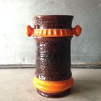Grote Jaren 70 West Germany Pottery Wgp Jasba Vloervaas thumbnail 5