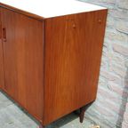 Vintage Teak Kast Formule Meubelen Met Formica Top thumbnail 7