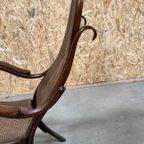 Michel Thonet Uniek Rond 1865 Armstoel thumbnail 7