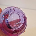 Vintage Glazen Asbak Kristalglas Lila Glaswerk thumbnail 6