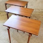 Vintage Teakhouten Nesting Set Van Opal 1960 thumbnail 5