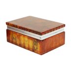 Italiaanse Rook Setje Oranje Handgesneden Albast Romano Bianchi Jaren 60 thumbnail 9