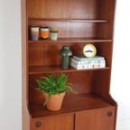 Vintage Deense Buffetkast | Wandkast Teak Fineer Keuken thumbnail 4