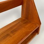Vintage Wandplank, <<<brand>>>, Massief Teak, Denemarken 1970's thumbnail 4