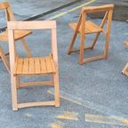 Set Van 4 Aldo Jacober Trieste Klapstoelen, Bazzani Italy thumbnail 12