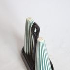 Mid Century Modern Ceramic Pepper And Salt Set thumbnail 4
