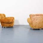 Pair Of Lounge Chairs / Set Fauteuils / Fauteuil From Arredementi Borsani 1940’s Italy thumbnail 5