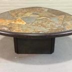 Vintage Fedam Brutalist Design Salontafel thumbnail 2