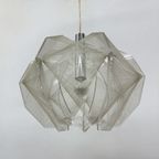 Paul Secon For Sompex Clear Wire Hanging Lamp , 1970S Germany thumbnail 14