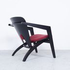 Hans J. Wegner Zwarte Butterfly Fauteuil Voor Getama thumbnail 5