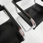 Set Van 4 Lederen Mart Stam S34 Stoelen, 1970's thumbnail 5