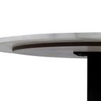 Carrara Eetkamertafel - Ø110 Cm - Marmer - Zwarte Poot thumbnail 10