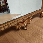 Grote Vintage Barok Brocante Rococo Spiegel Schouwspiegel 01 thumbnail 19