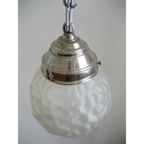 Art Deco Hanglamp Met Mat Glazen Bol thumbnail 6