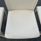 Set Van 4 Italiaanse Stoelen Arper Leder thumbnail 7