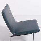 Danish Architectural Lounge Chair / Stoel / Fauteuil In Blue Galon From 1960’S thumbnail 8