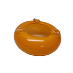Vintage Oranje Glazen Asbak thumbnail 5
