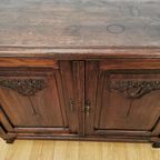 Antiek Frans Dressoir, Commode, Badkamerkast, Kastje thumbnail 15