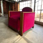 Vintage Art Deco Eenzit / Fauteuil / Clubzetel thumbnail 2
