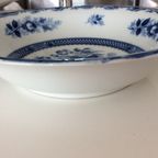 Twee Vintage Diepe Japanse Borden Van Blue Rose Fijne China thumbnail 5