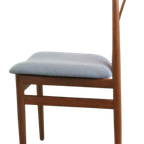 Set 4 Eetkamerstoelen Henning Sorensen Voor Danex 'vordingborg' thumbnail 2