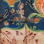 Antieke Beschilderde Bruidskast 1789 thumbnail 7