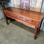 Klassieke Mahoniehouten Sidetable, Wandconsole Haltafel, Geb thumbnail 2