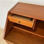 Charmante Deense Secretaire Cq Kaptafel, 1960'S thumbnail 8