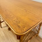 1950'S Louis Sognot Bamboo Desk thumbnail 12