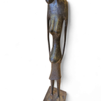 African Bronze Figure Sculpture 1970s thumbnail 15