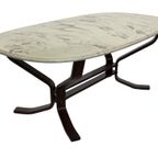 Vintage Salontafel Marmer Hout Minimalist Design Zweden thumbnail 20